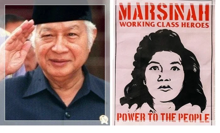 Soeharto Resmi Jadi Pahlawan Nasional, Satu Barisan dengan Gus Dur dan Marsinah, Warganet Langsung Ramai! Presiden RI Ke-2, Sooeharto dan Pejuang Buruh, Marsinah resmi menjadi Pahlawan Nasional