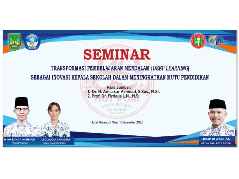 PGRI Batam Gelar Seminar Transformasi Pembelajaran Mendalam untuk Ratusan Guru