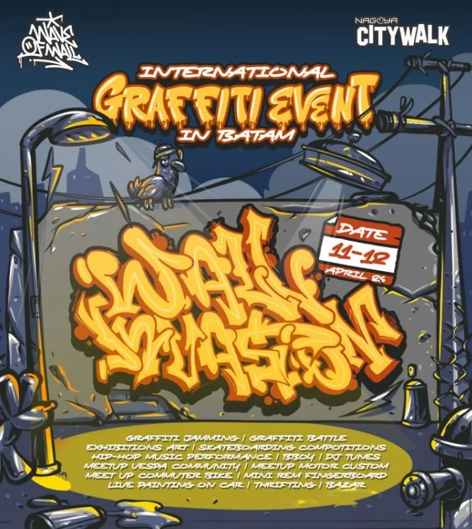 International Graffiti Festival 2026 Digelar di Batam, Hadirkan Seniman dari Prancis hingga India