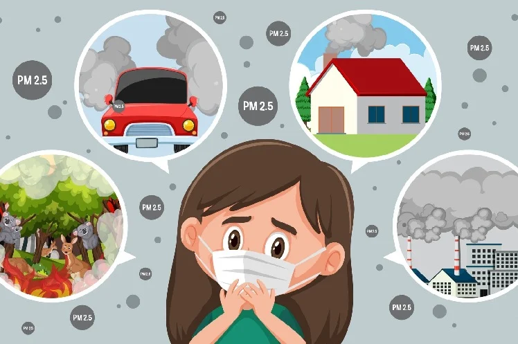 Kualitas Udara Batam Masuk Kategori Tidak Sehat, BMKG Imbau Warga Batasi Aktivitas Luar Ruangan Ilustrasi udara tidak sehat